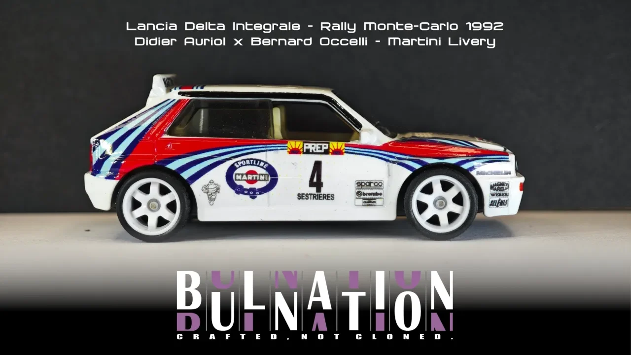 Lancia Delta Integrale - Rally Monte-Carlo 1992  - Didier Auriol x Bernard Occelli