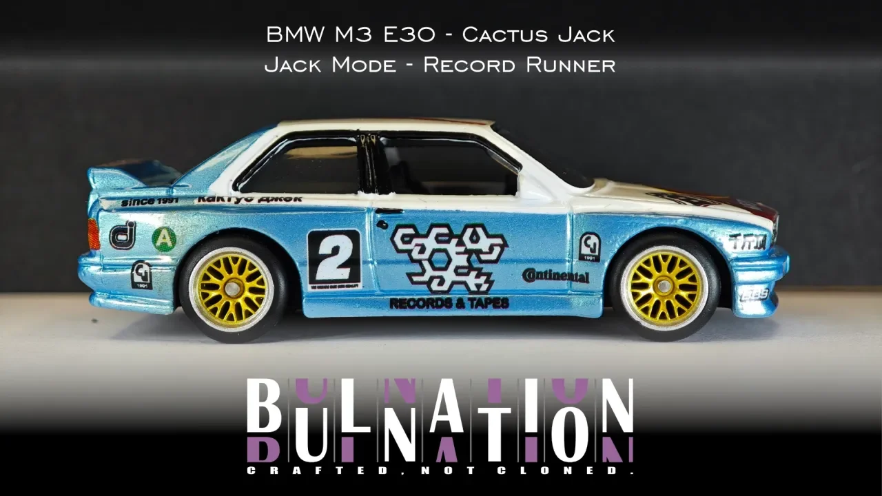 BMW M3 E30 - Cactus Jack - Jack Mode - Record Runner