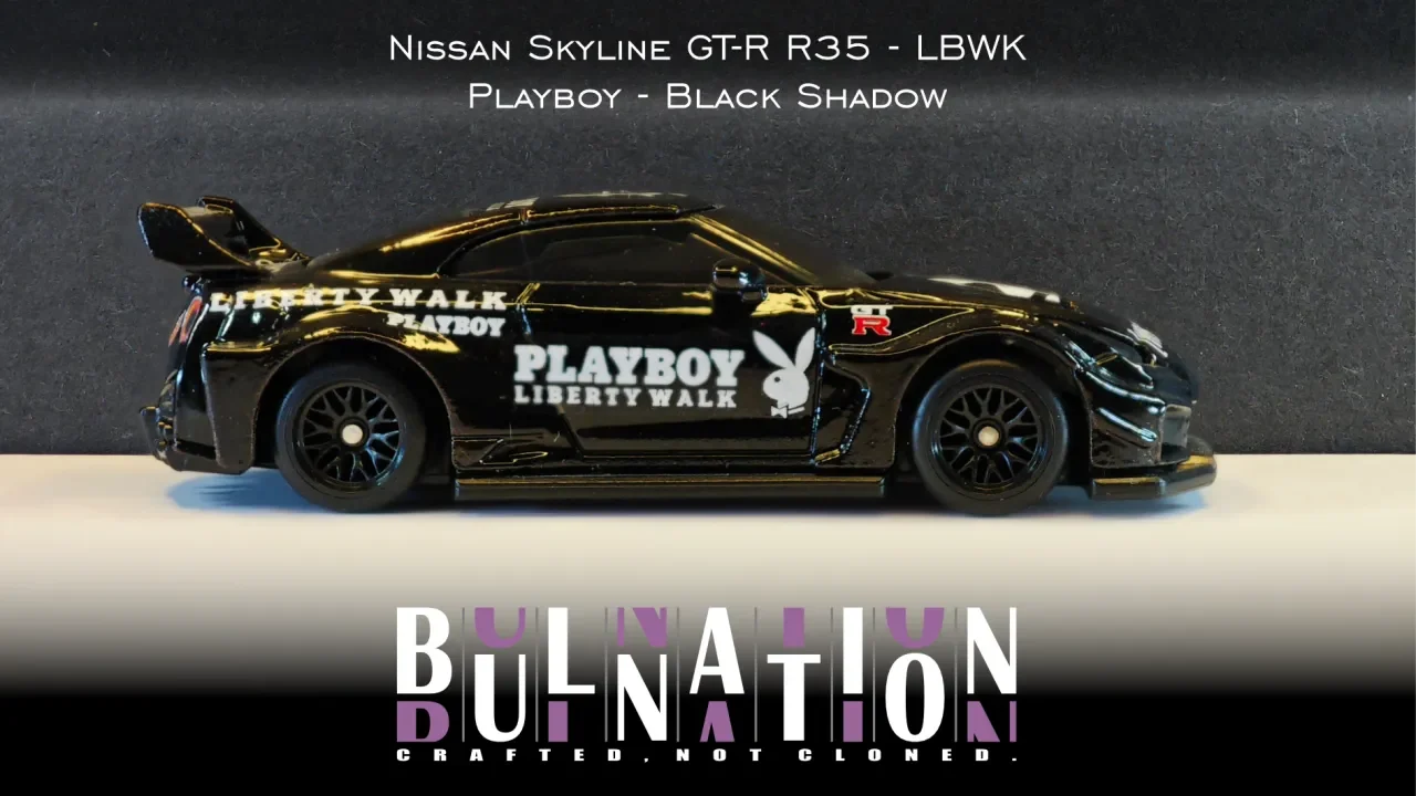 Nissan Skyline GT-R R35 LBWK - Playboy - Black Shadow