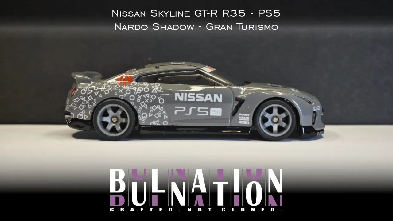 Nissan Skyline GT-R R35 - PS5 - Nardo Shadow - Gran Turismo